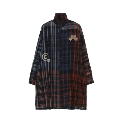 Y’S × Cpd Hoome Plaid Blouse