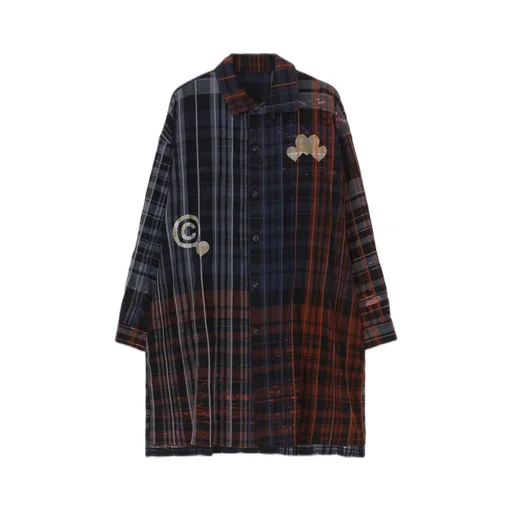 Y’S × Cpd Hoome Plaid Blouse