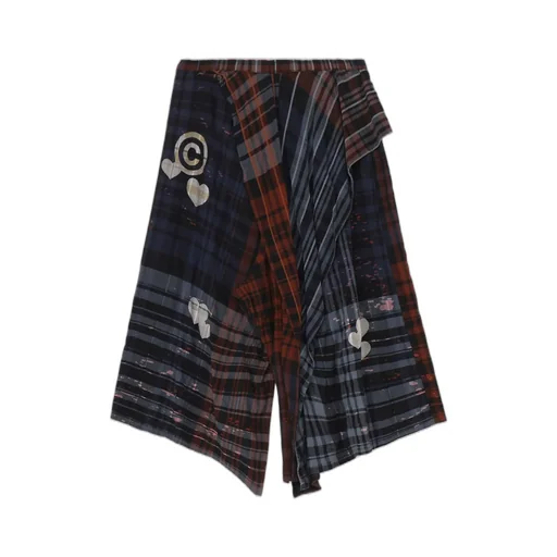 Y’S × Cpd Hoome Plaid Skirt