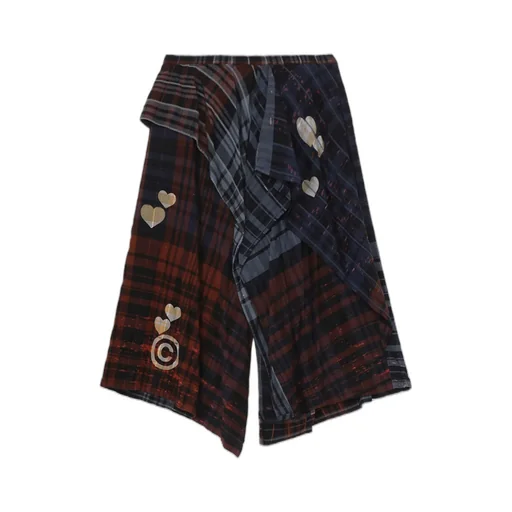 Y’S × Cpd Hoome Plaid Skirt