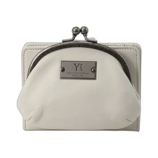 Semi-Glossy Leather Card Case W/ Metal Clasp