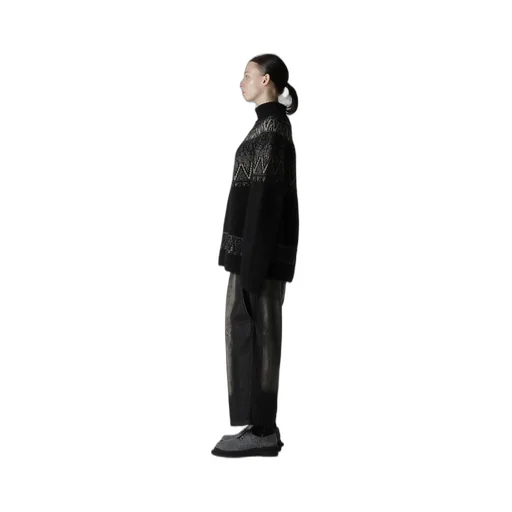 Nordic Design High Neck Knit Pullover