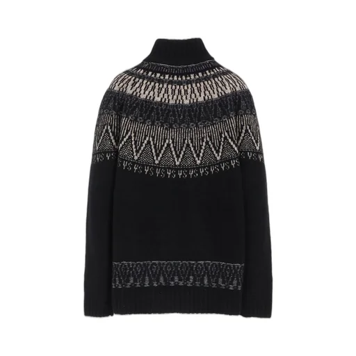 Nordic Design High Neck Knit Pullover