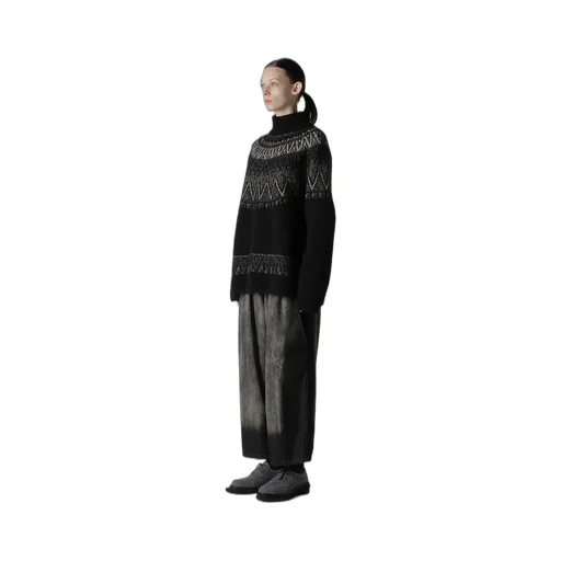 Nordic Design High Neck Knit Pullover