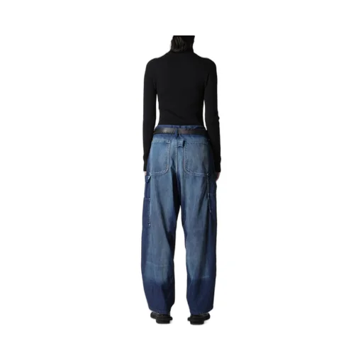 Spotted Denim Work Pants