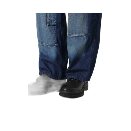 Spotted Denim Work Pants