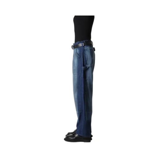 Spotted Denim Work Pants