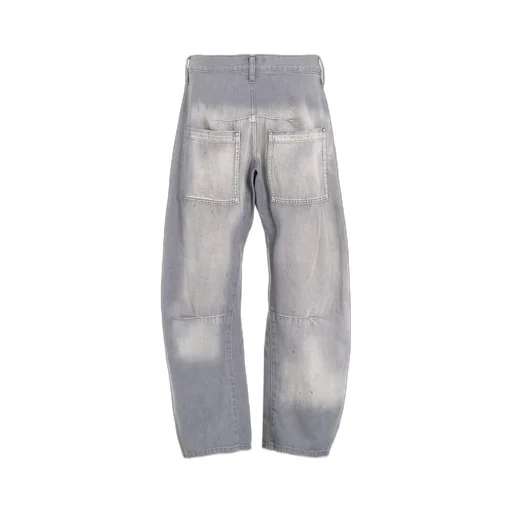 Spotted Denim Wide Pants