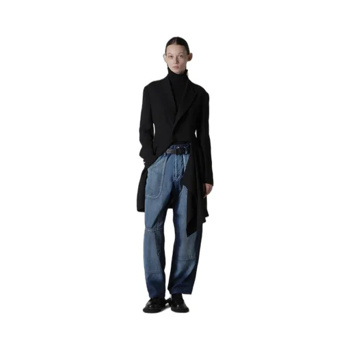 Spotted Denim Work Pants