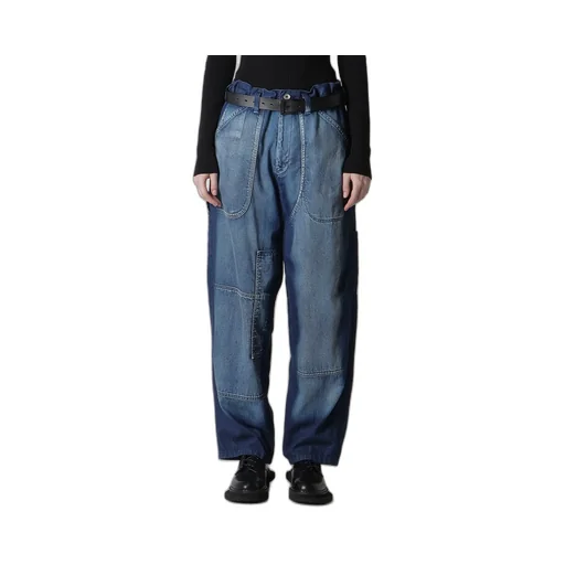 Spotted Denim Work Pants