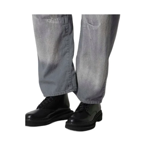 Spotted Denim Wide Pants