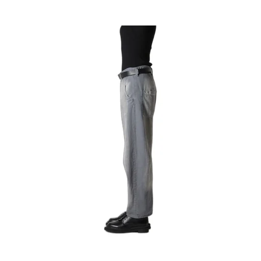 Spotted Denim Wide Pants