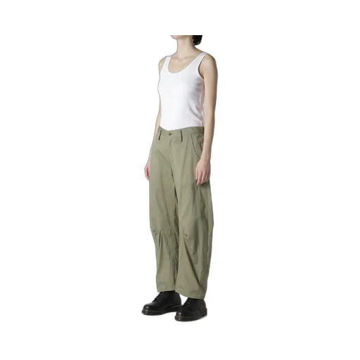 [Y's Born Product] Cotton Twill Wide Pants