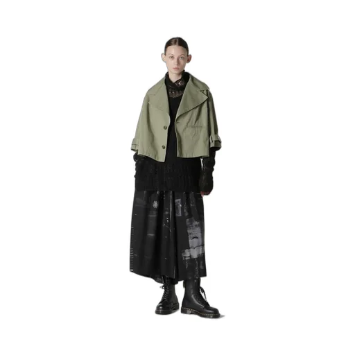 [Y's Born Product] Cotton Twill Wide Collar Jacket
