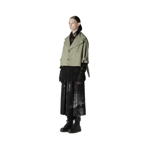 [Y's Born Product] Cotton Twill Wide Collar Jacket