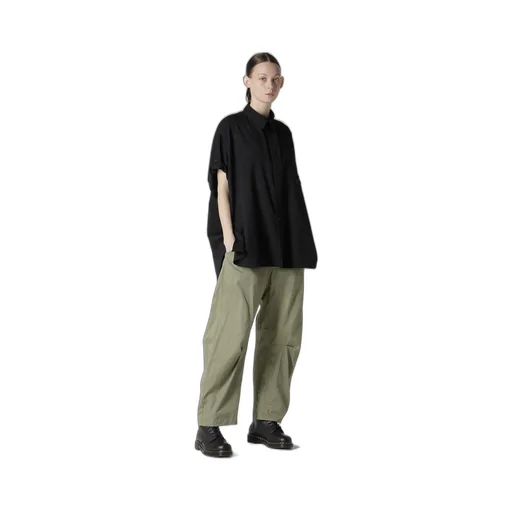 [Y's Born Product] Cotton Twill Wide Pants