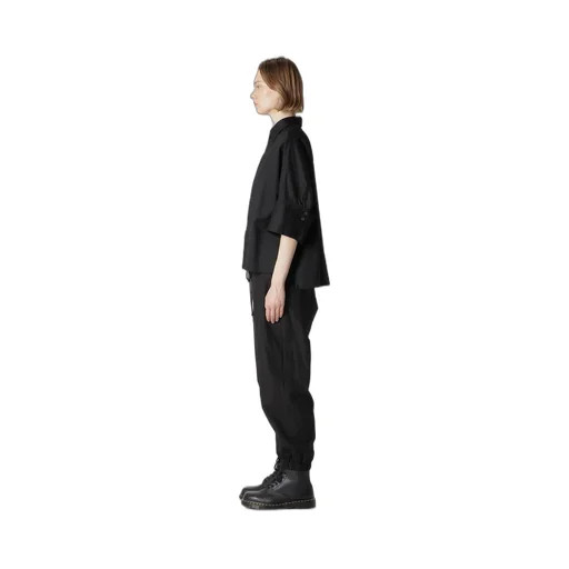 [Y's Born Product] Thin Cotton Twill Wide Cuffs Shirt