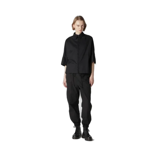 [Y's Born Product] Thin Cotton Twill Wide Cuffs Shirt