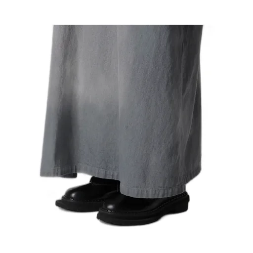 Spotted Denim Salopette Skirt
