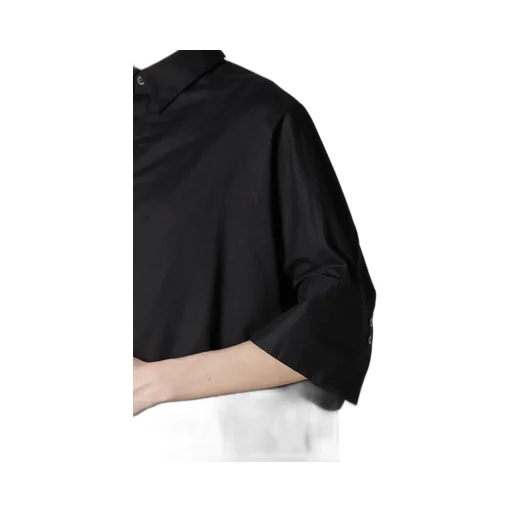 [Y's Born Product] Thin Cotton Twill Wide Cuffs Shirt