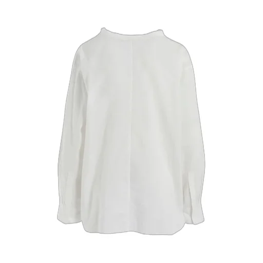 [Y's Born Product] Thin Cotton Twill Fringe Collar Blouse