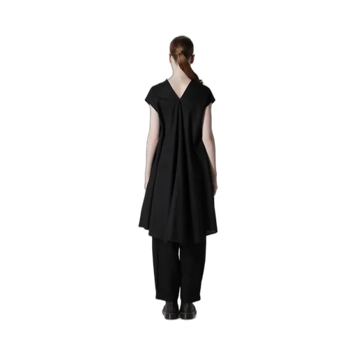[Y's Born Product] Thin Cotton Twill French Sleeve Dress