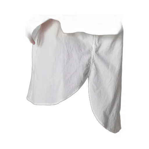 [Y's Born Product] Thin Cotton Twill Fringe Collar Blouse