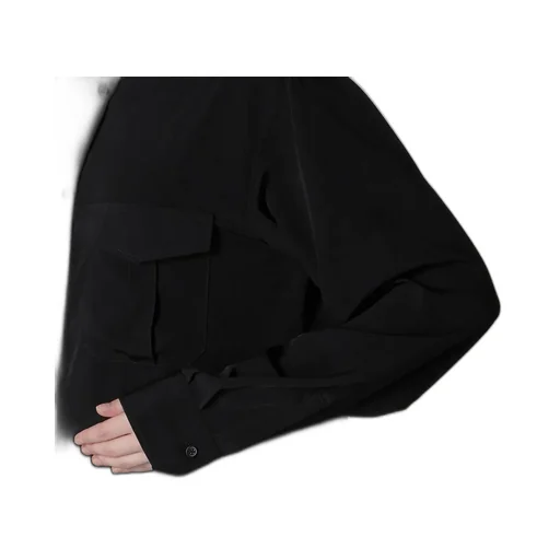 Ta/Pe Crepe De Chine Shoulder Loop Blouse
