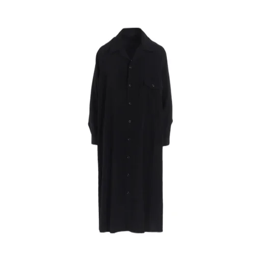 Ta/Pe Crepe De Chine Open Collar Dress