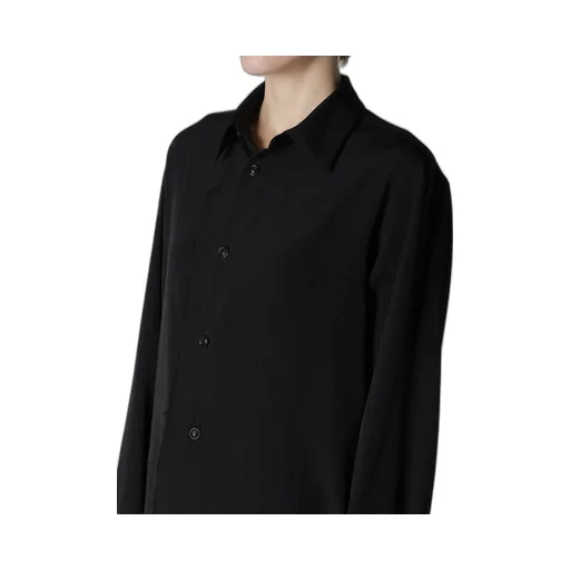 Ta/Pe Crepe De Chine Asymmetric Blouse