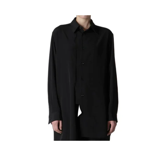 Ta/Pe Crepe De Chine Asymmetric Blouse