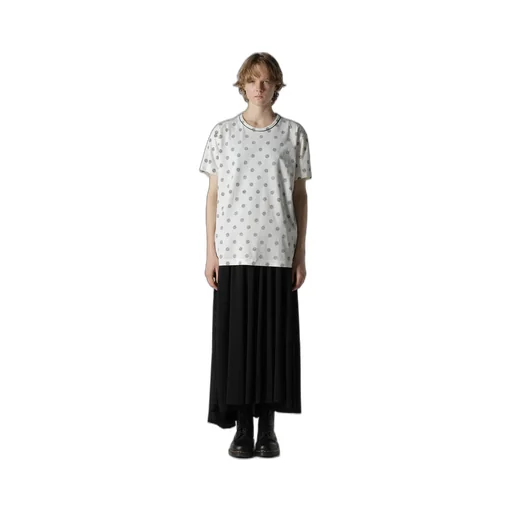 Polka Dot Y's Stitch Big T