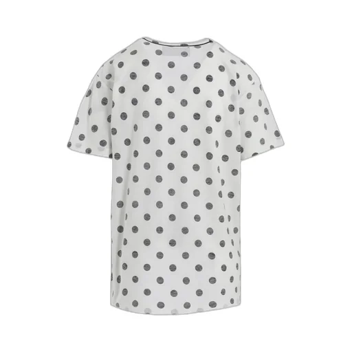 Polka Dot Y's Stitch Big T