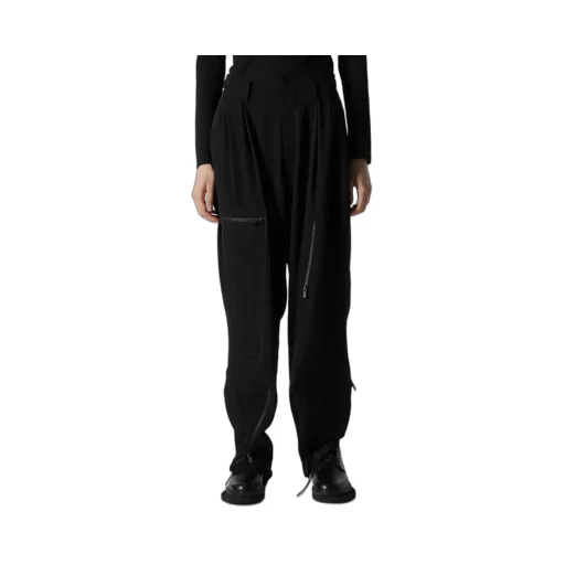 Ta/Pe Crepe De Chine Zip Pocket Pants