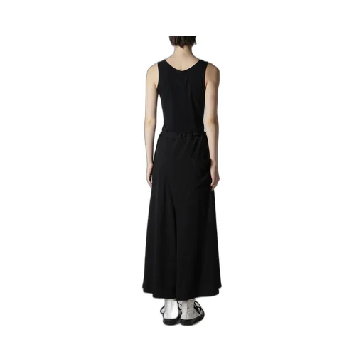 Ta/Pe Crepe De Chine Asymmetric Flare Pants