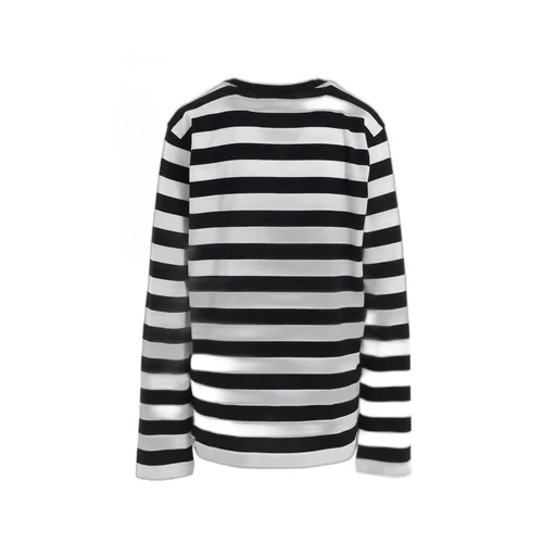 Flower Print/Stripe Y's Stitch Long Sleeve T