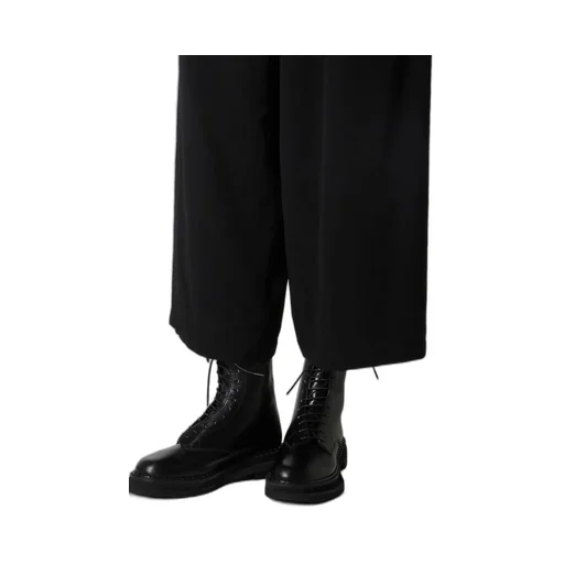 Ta/Pe Crepe De Chine Front Tuck Wide Pants