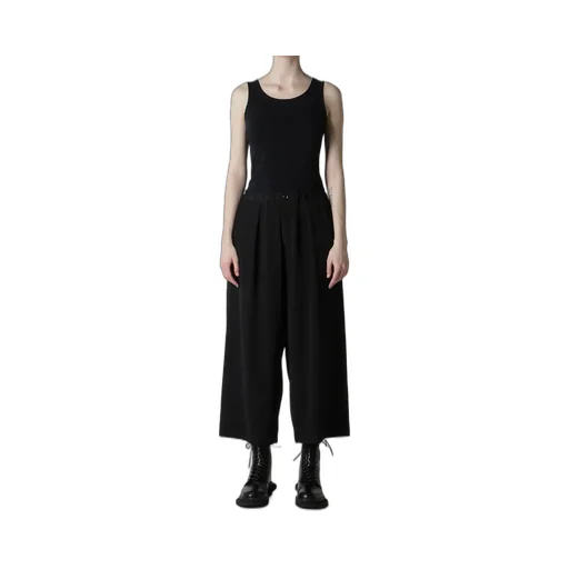 Ta/Pe Crepe De Chine Front Tuck Wide Pants
