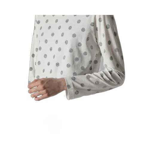 Polka Dot Y's Stitch Long Sleeve T