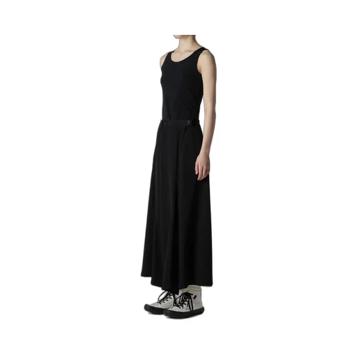Ta/Pe Crepe De Chine Asymmetric Flare Pants