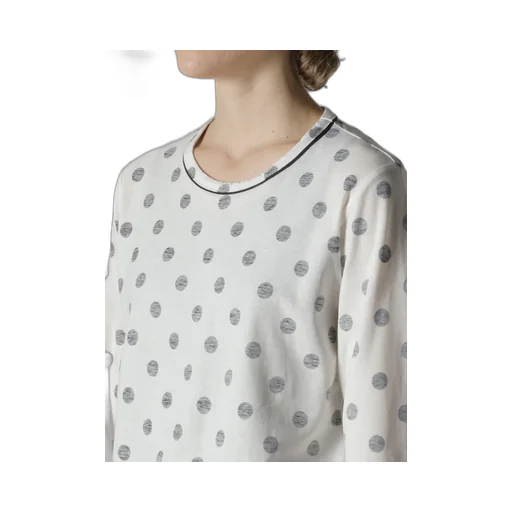 Polka Dot Y's Stitch Long Sleeve T
