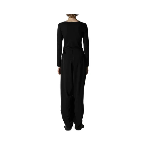 Ta/Pe Crepe De Chine Zip Pocket Pants