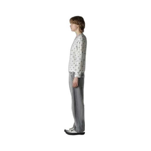 Polka Dot Y's Stitch Long Sleeve T