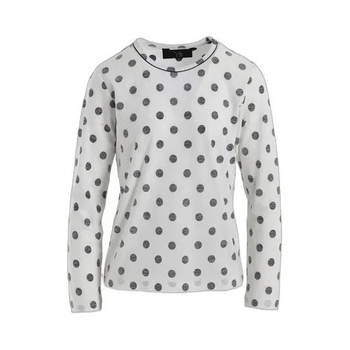 Polka Dot Y's Stitch Long Sleeve T