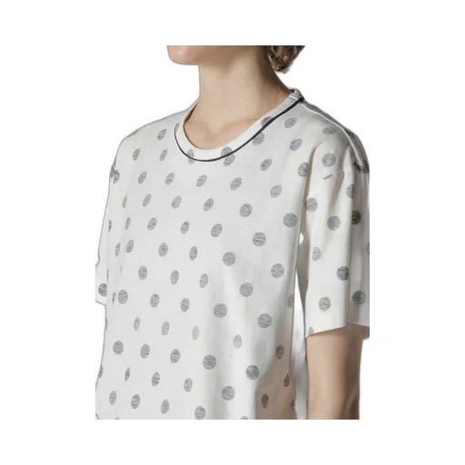 Polka Dot Y's Stitch Big T
