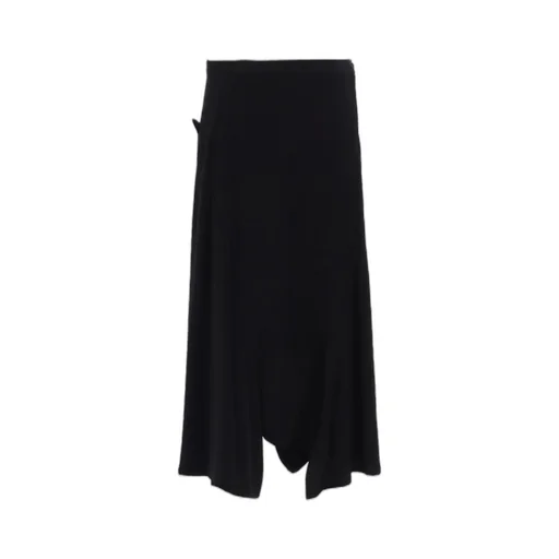Ta/Pe Crepe De Chine Asymmetric Flare Pants