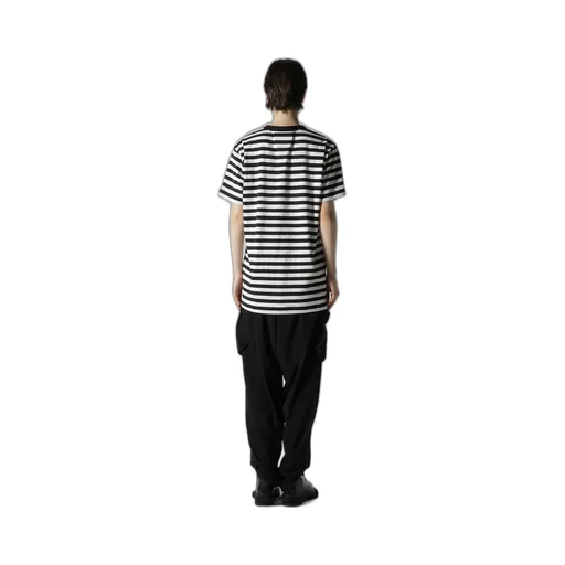 Flower Print/Stripe Y's Stitch T