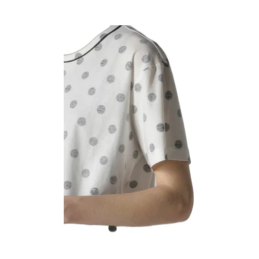 Polka Dot Y's Stitch Big T