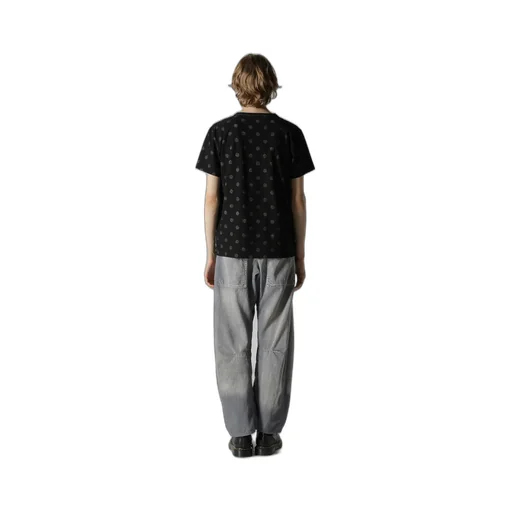 Polka Dot Y's Stitch T