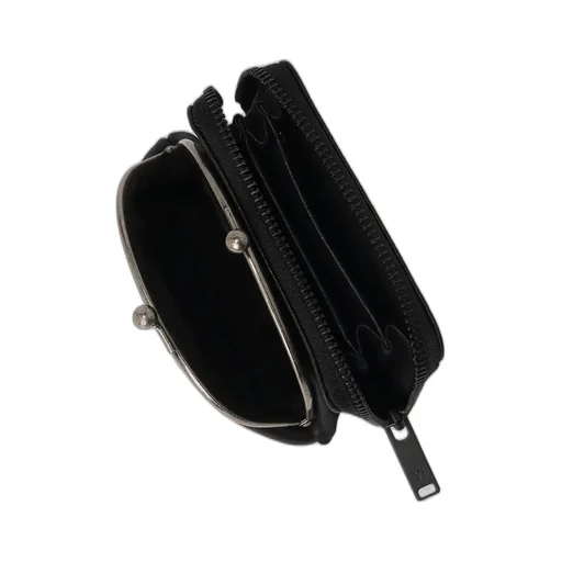 Leather Wallet W/ Metal Clasp